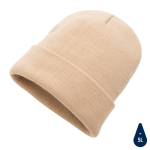 Gorros sostenibles personalizados en material reciclado EcoSave color beige