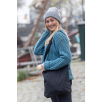 Gorro sostenible en material reciclado de colores color gris claro vista de ambiente