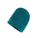 Gorros sostenibles personalizados en material reciclado EcoSave color verde pastel