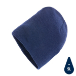 Gorros de invierno eco con parche con logotipo y diseño Clásico Eco color azul marino