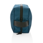 Neceseres de viaje sostenibles con diseño simple Básico Eco color azul marino tercera vista
