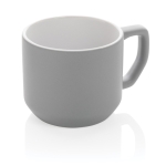 Taza promocional de cerámica de diseño moderno de 350ml Modern color gris