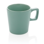Taza de cerámica con interior brillante y exterior mate 300ml Largo color verde