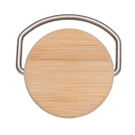 Botella de acero de una pared con tapa y asa 700ml Clip Neck color negro quinta vista