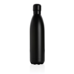 Botella de acero grande con función termo 750ml color negro segunda vista