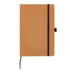 Libretas con tapas duras de corcho A5 hojas a rayas Basic Cork color natural tercera vista