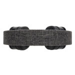 Auriculares plegables cómodos con detalles en tela BT 4.0 Vogue color gris cuarta vista