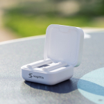 Auriculares inalámbricos carga solar y pantalla Solar Charging octava vista