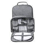 Mochila para picnic personalizada de alta calidad RPET Picnic color gris primera vista