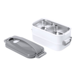 Fiambreras térmicas con logo en acero con compartimentos 850ml Foodie