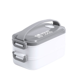 Fiambreras térmicas con logo en acero con compartimentos 850ml Foodie vista principal