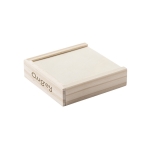 Set de juegos parchís, ajedrez y damas en caja de madera Enjoy color madera séptima vista