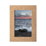 Portafotos rectangular de corcho con soporte de 10x15cm Cork color natural primera vista