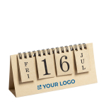 Calendario perpetuo personalizado de cartón con anillas Perpetual vista principal