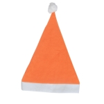 Clásico gorro de Papá Noel de colores diferentes Santa Colors color naranja
