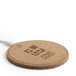 Cargador inalámbrico de corcho natural con protección para calor Cork vista principal
