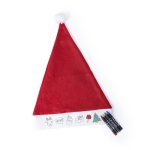 Gorro navideño de Papá Noel para colorear con ceras para niños Colour color rojo primera vista