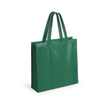 Bolsa de non-woven laminado de acabado mate 110 g/m2 Holdall color verde primera vista