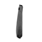 Bolsa económica non-woven con asa troquelada 80 g/m2 color negro quinta vista