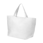 Bolsas para merchandising sin tejer multiusos 80 g/m2 Full Sized color blanco segunda vista frontal