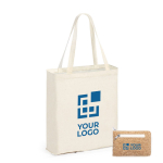 Bolsa plegable de algodón y corcho resistentes 8 kg 110 g/m2 Cork vista principal