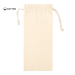 Bolsa de algodón para botellas con cordones de cierre 105 g/m2 Bottle segunda vista