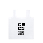Bolsas publicitarias recicladas baratas RPET plegables Fold & Hook vista principal