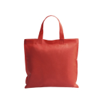 Bolsa sin tejer económica de asas cortas a color 80 g/m2 Bazaar Short color rojo primera vista