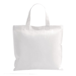 Bolsa sin tejer económica de asas cortas a color 80 g/m2 Bazaar Short