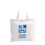 Bolsa sin tejer económica de asas cortas a color para negocios 80 g/m2 vista principal