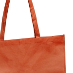 Bolsa de asas largas no tejida con fuelle 80 g/m2 Fifth Avenue XL color naranja segunda vista
