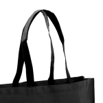 Bolsa non-woven en color vivo resistente 9kg 100 g/m2 Black Handle color negro quinta vista