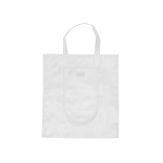 Bolsas plegables non-woven con cierre de velcro 80 g/m2 Velcro color blanco tercera vista