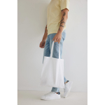 Bolsa de merchandising sostenible algodón reciclado 145 g/m2 Waterless color blanco