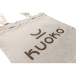 Bolsa de merchandising sostenible algodón reciclado 145 g/m2 Waterless color beige