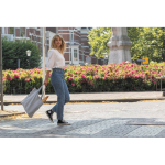 Bolsa algodón reciclado personalizada reforzada 145 g/m2 Waterless color gris vista de ambiente