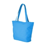 Bolsa con compartimentos con cremallera y bolsillo Zipper Infinity color azul