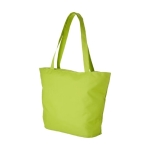 Bolsa con compartimentos con cremallera y bolsillo Zipper Infinity color verde lima