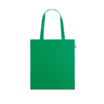 Bolsa reciclada con asas largas para la compra de RPET Convert color verde