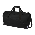 Bolsa de viaje personalizada de plástico reciclado a color Sport color negro