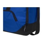 Bolsa de viaje personalizada de plástico reciclado a color Sport color azul real vista detalle 2