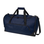 Bolsa de viaje personalizada de plástico reciclado a color Sport color azul marino