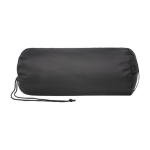 Manta de tejido polar RPET muy suave con funda de 240 g/m2 Soft color gris tercera vista frontal