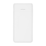 Batería externa de bolsillo con dos puertos 5.000 mAh USB Heroe color blanco segunda vista frontal