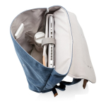 Mochila de alta calidad en lona para portátil de 15,6'' Casual color azul quinta vista