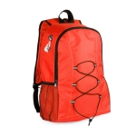 Mochila de poliéster con salida para auriculares y deportiva Hiking color rojo primera vista