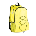 Mochila de poliéster con salida para auriculares y deportiva Hiking color amarillo primera vista
