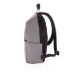 Mochila minimalista de estilo moderno para ordenador de 15,6'' Minimal color gris cuarta vista