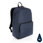 Mochila eco para portátil con marcador 15,6'' AWARE Pocket color azul marino