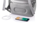 Mochila antirrobo con bolsillos RFID para PC de 15,6'' Bobby Soft color gris novena vista
